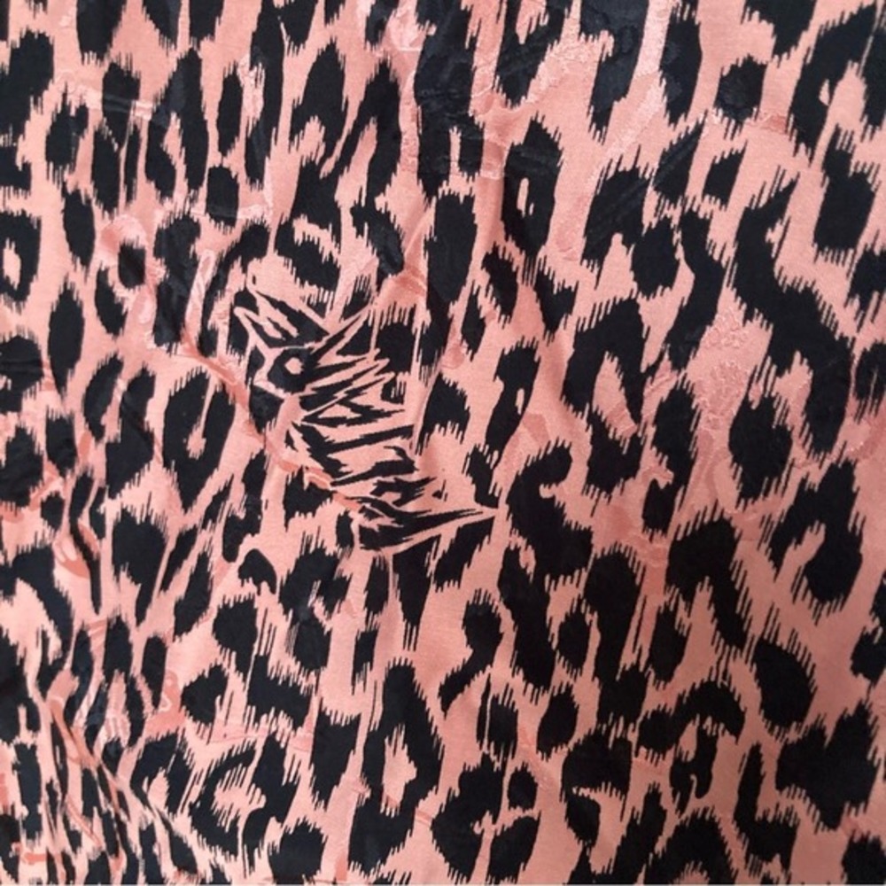 Zadig &‎ Voltaire top medium Slip Christy Camisole pink leopard lace silk NWT - Picture 5 of 12